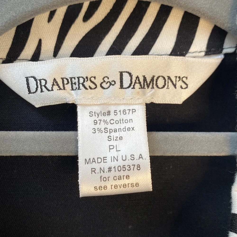 🏷️ GONE IN 12 hours 🚨 NWOT Draper’s & Damon’s Coat, Size PL - Picture 7 of 10